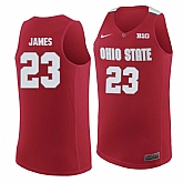 Ohio State Buckeyes #23 Lebron James Red College Basketball Jersey Dzhi,baseball caps,new era cap wholesale,wholesale hats